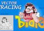 do vector tracing drawing to vector image and logo within 3h